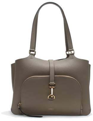 DKNY Paris Soft Clay Pebbled Leather Large Tote Bag