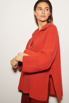 Thumbnail for your product : Reiss Striped Knitted V Neck Jumper