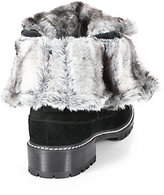 Thumbnail for your product : Stuart Weitzman Bobsled Suede & Faux Fur Lace-Up Mid-Calf Boots