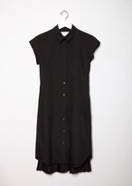 Thumbnail for your product : Sacai Cotton Poplin Shirt Dress with Back Pleats