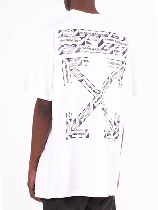 Off-White Over-sized Airport Tape T-shirt White
