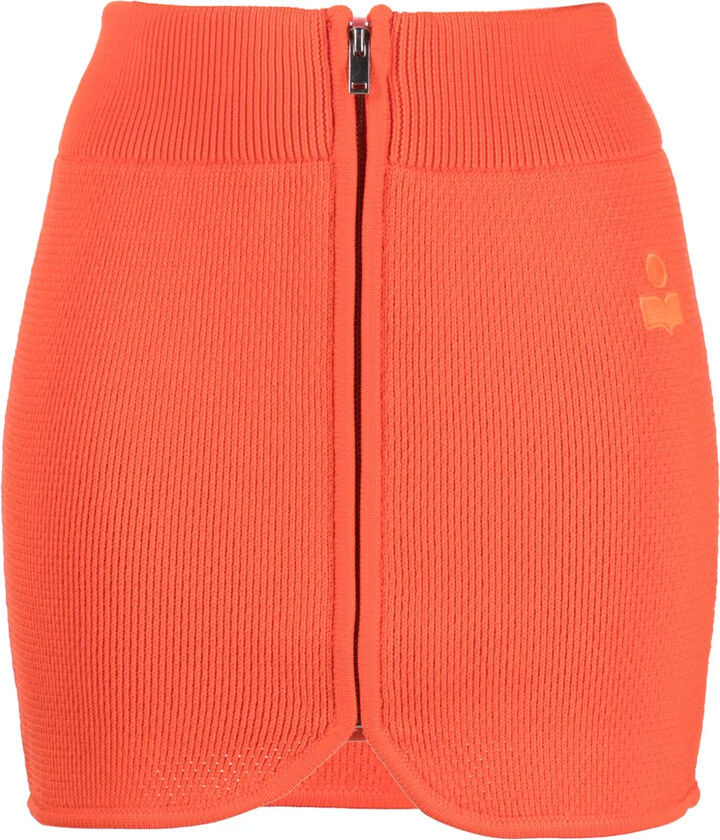 MARANT ÉTOILE Olgane ribbed miniskirt