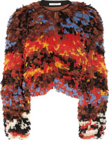 Thumbnail for your product : Givenchy Mosaic-effect multicolored tulle jacket
