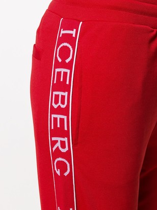Iceberg Logo Tape Track Pants