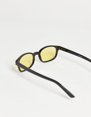 Madein. Madein 70s collection yellow tint lens sunglasses
