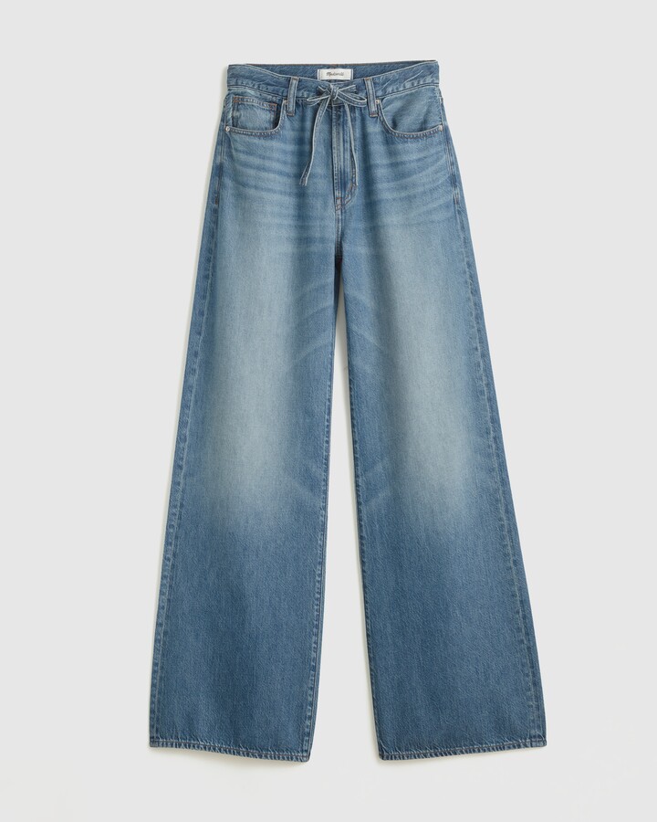 The Plus Ultimate Wide-Leg Jean in Airy Denim