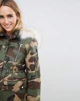 Thumbnail for your product : ASOS Maternity Ultimate Camo Parka