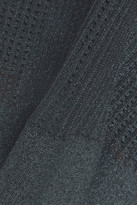 Thumbnail for your product : M Missoni Metallic Pointelle-knit Mini Dress