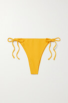 Thumbnail for your product : Fisch + Net Sustain Chanzy Recycled Ribbed Bikini Briefs - Marigold
