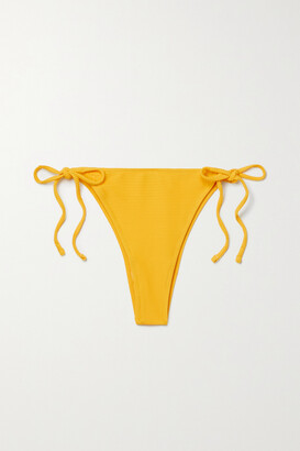 Fisch + Net Sustain Chanzy Recycled Ribbed Bikini Briefs - Marigold