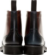 Thumbnail for your product : Dr. Martens Burgundy Leather 8-Eye Bentley Ankle Boots
