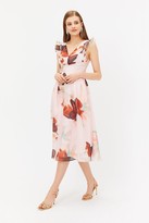 Thumbnail for your product : Coast Burnout Floral Frill Midi Dress