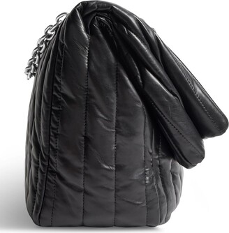 Balenciaga medium Monaco chain-strap quilted shoulder bag - ShopStyle