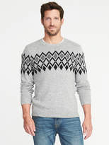 Thumbnail for your product : Old Navy Fair Isle Crew-Neck Sweater for Men