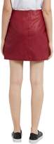 Thumbnail for your product : French Connection Canterbury Zipped Faux Leather Skirt