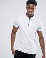 Thumbnail for your product : Brave Soul Zip Down Polo