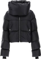 Cropped Puffer Jacket With Maxi 
