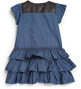 Thumbnail for your product : DKNY Infant's Ruffled Denim Dress
