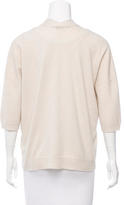 Thumbnail for your product : Brunello Cucinelli Cashmere Short Sleeve Cardigan