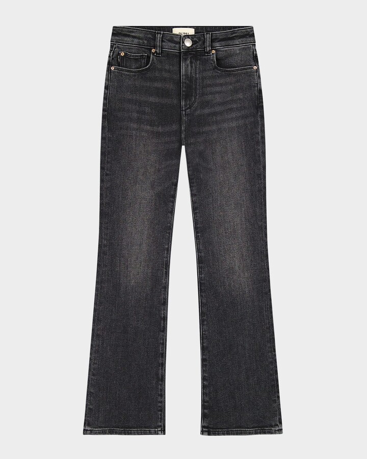 DL1961 Girl's Claire High-Rise Bootcut Jeans, Size 7-16