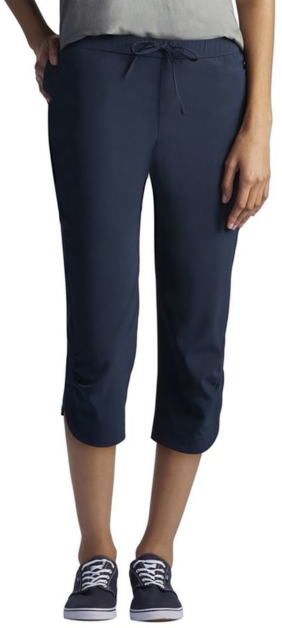 Lee Petite Relaxed Fit Active Performance Capris - ShopStyle