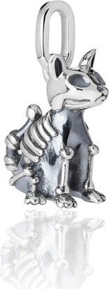 TANE Mexico 1942 Women's Sterling Silver Skeleton Cat Charm
