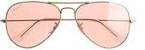 Thumbnail for your product : J.Crew Ray-Ban® original aviator sunglasses with polarized pink lenses