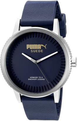 Puma Men's '10410 Suede' Quartz Stainless Steel Casual Watch (Model: PU104101003)