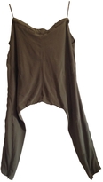 Thumbnail for your product : Givenchy Khaki Silk Trousers