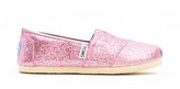 Thumbnail for your product : Toms Kids Juniors Glimmers Pink Glitter