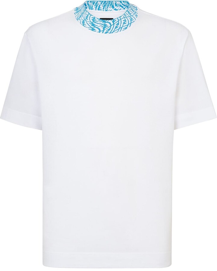 high collar tee