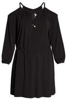 Thumbnail for your product : MICHAEL Michael Kors Cold Shoulder A-Line Jersey Dress