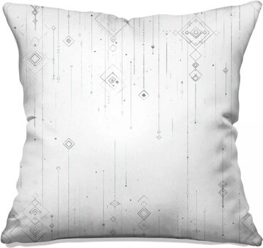 VisionDecor Geometric Shapes Throw Pillow, Abstract Double Sided Pillows