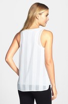 Thumbnail for your product : Vince Camuto Tonal Stripe Woven Tank