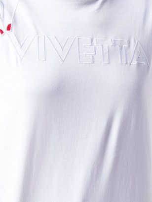 VIVETTA embroidered logo T-shirt