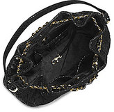 Thumbnail for your product : MICHAEL Michael Kors Frankie Large Snake Embossed Convertible Shoulder Bag