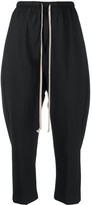 Thumbnail for your product : Rick Owens Cropped Tapered Trousers