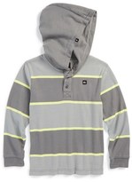 Thumbnail for your product : Quiksilver 'Rock Dock' Stripe Hoodie (Toddler Boys & Little Boys)