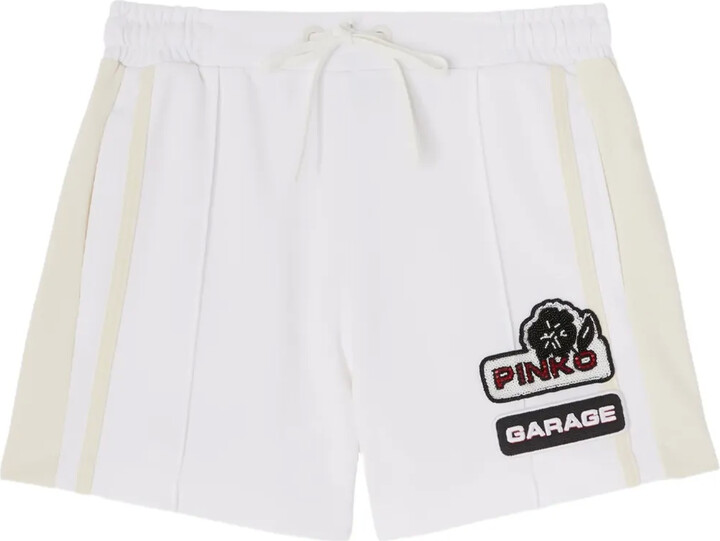 Pinko Logo-Patch Shorts