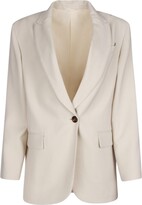 Thumbnail for your product : Brunello Cucinelli Single-Breasted Long Sleeved Blazer