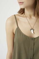 Thumbnail for your product : Topshop Petite button front strappy cami