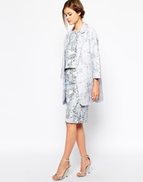 Thumbnail for your product : Oasis Marble Jacquard Coat