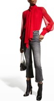 Thumbnail for your product : Frame Le One Crop Mini Boot Jeans