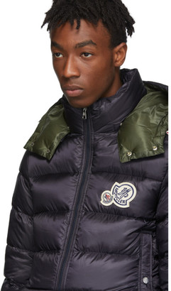 Moncler Navy Down Bramant Jacket - ShopStyle Outerwear