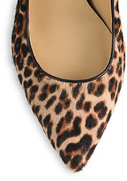 Thumbnail for your product : Michael Kors Avra Leopard-Print Calf Hair Pumps