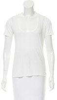 Thumbnail for your product : The Row Silk-Accented Short Sleeve T-Shirt
