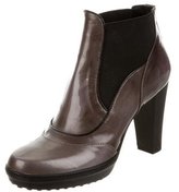 Thumbnail for your product : Tod's Patent Leather Platform Ankle Boots