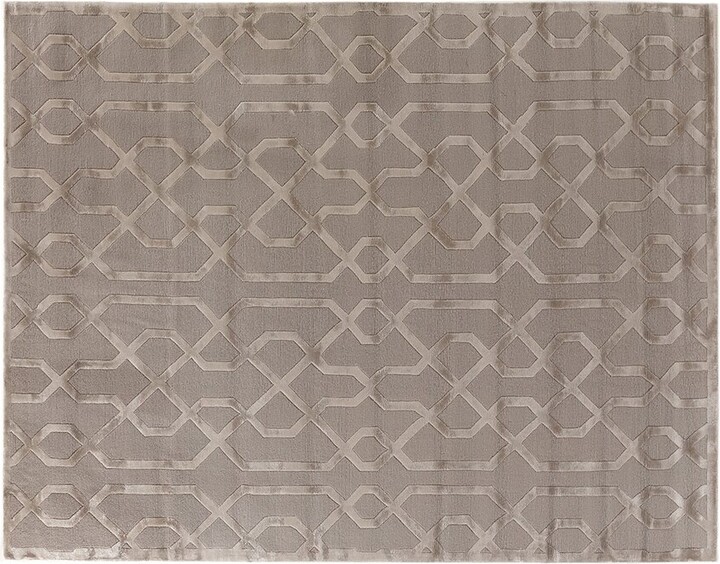 Exquisite Rugs Metro Velvet Hand-Knotted New Zealand Wool-Blend Rug