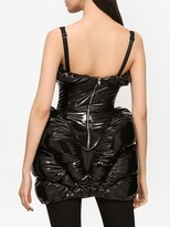 Thumbnail for your product : Dolce & Gabbana Ruched Coated Minidress