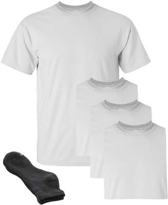 Gildan Men's Ultra Cotton Big and Tall T-Shirts (Pack of 4), 2XLT